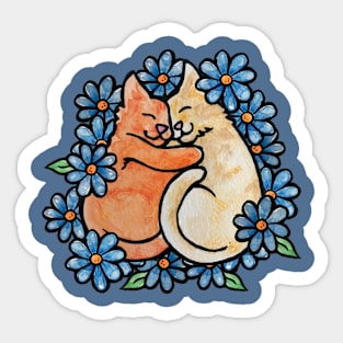 Kitty Cat Love Sticker